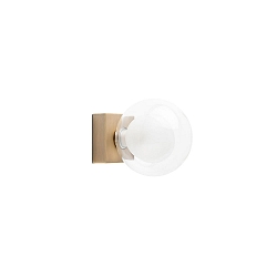 wall luminaire PERLA G9 IP44, antique gold 