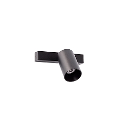 wall and ceiling luminaire STAN GU10 IP20, black matt 