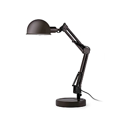 table lamp BAOBAB tiltable E14 IP20, black matt 