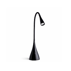 table lamp LENA LED IP20, black glossy 