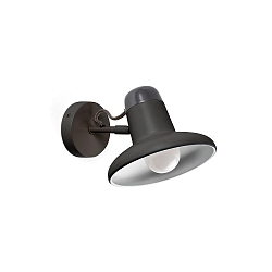 wall luminaire SNAP E27 IP20, dark grey 