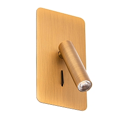 wall recessed luminaire SUAU LED IP20, bronze 