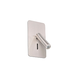 wall recessed luminaire SUAU LED IP20, nickel satined 