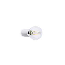 wall luminaire TEN E27 IP20, white matt 