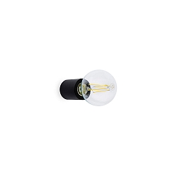 wall luminaire TEN E27 IP20, black matt 