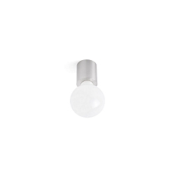 wall luminaire TEN E27 IP20, nickel satined 