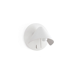 wall luminaire NOON E27 IP20, white matt 