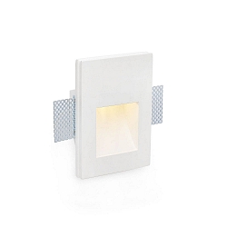 wall recessed luminaire PLAS LED IP20, white matt 