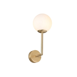 bath luminaire GALA G9 IP44, gold, satined 