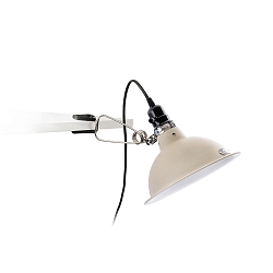 clamp lamp PEPPER E27 IP20, beige 