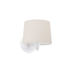 wall luminaire CONGA E27 IP20, beige, white matt 