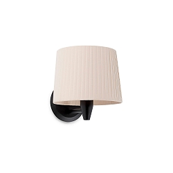 wall luminaire SAMBA E27 IP20, beige, black 