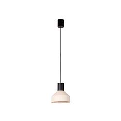 pendant luminaire KOMBO E27 IP20, beige, black matt 