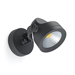 outdoor wall luminaire ALFA LED IP65, dark grey 