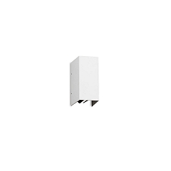 outdoor wall luminaire BLIND up / down, 2 flames LED IP65, white 