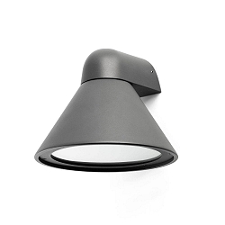 outdoor wall luminaire PALS E27 IP65, dark grey 