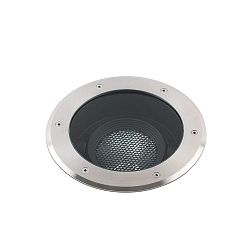 floor recessed luminaire GEISER 260 / 10� round, adjustable, passable IP67, stainless steel, satined 