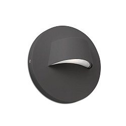 outdoor wall luminaire BROW LED IP44, dark grey 