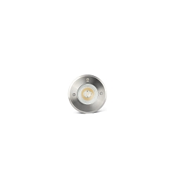 floor recessed luminaire SURIA 120 round, rigid, passable IP67