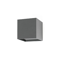 outdoor wall luminaire OLAN 2 flames LED IP65, dark grey 