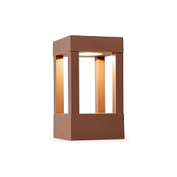 bollard lamp AGRA 200 LED IP55, brown 