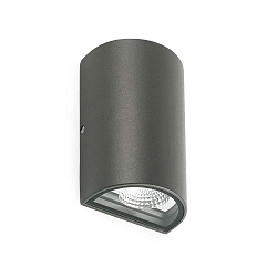 outdoor wall luminaire LACE 2 flames LED IP54, dark grey 