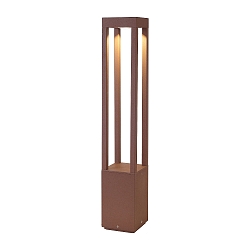 bollard lamp AGRA 650 LED IP54, brown 
