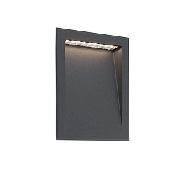 wall recessed luminaire SOUN 193 down, square, indirect IP65