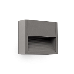 outdoor wall luminaire GRADA LED IP54, dark grey 