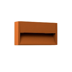 outdoor wall luminaire GRADA LED IP54, rust brown 
