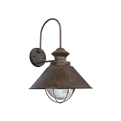 wall luminaire NAUTICA E27 IP33, rust brown 
