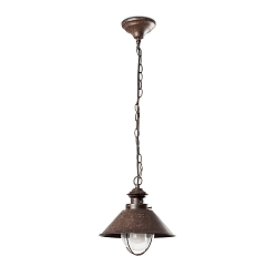 outdoor pendant luminaire N�UTICA E27 IP33, rust brown 