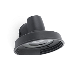 outdoor wall luminaire BRONX GU10 IP44, dark grey 