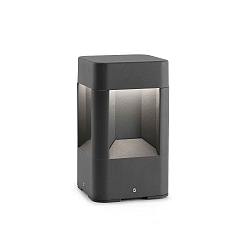socket luminaire NAYA 200 2-fold, square, indirect IP54, dark grey 