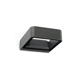 outdoor wall luminaire AXEL LED IP65, dark grey 