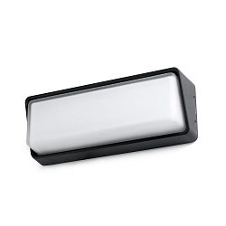 outdoor wall luminaire HALF LED IP65, dark grey 