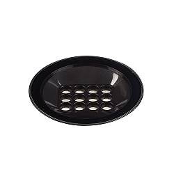 floor recessed luminaire TRAS 25L / 40� / 700MA 12 flames, rigid IP67, black matt dimmable