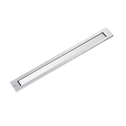 floor recessed luminaire FALLS 500 rigid, set back, with diffuser IP67, stainless steel, satined 