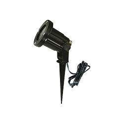 gorund spike luminaire TONO GU10 IP44, black matt 