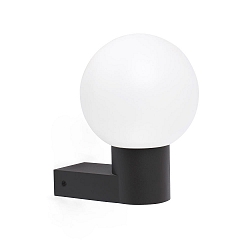 wall luminaire MOON E27 IP44, dark grey 