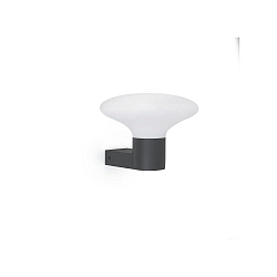 outdoor wall luminaire BLUB'S E27 IP44, dark grey 