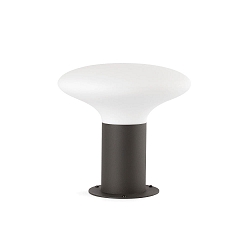 bollard lamp BULB'S E27 IP44, dark grey 
