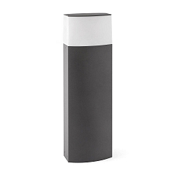 bollard lamp DATNA 600 E27 IP44, dark grey 