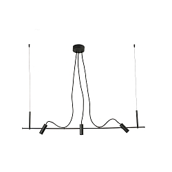 pendant luminaire CLAP LED IP65, black 