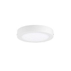 LED Downlight, round, 18W, 4000K, 1500lm, IP20, opal, white