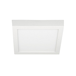 LED Downlight, square, 48W, 4000K, 3800lm, IP20, opal, DALI dimmable, white