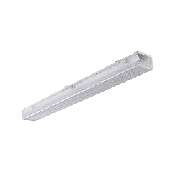 LED Damp-proof luminaire, prismatic, 35W, 3000K, 5000lm, IP50, white