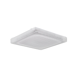 LED Damp-proof luminaire, prismatic, 56W, 4000K, 7000lm, IP50, white