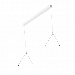 canopy FL-PLN242063MP.8584L DALI controllable, incl. LED driver, white