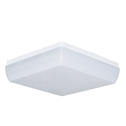 LED Wall and Ceiling luminaire, square, 18W, 4000K, 2000lm, IP54, white